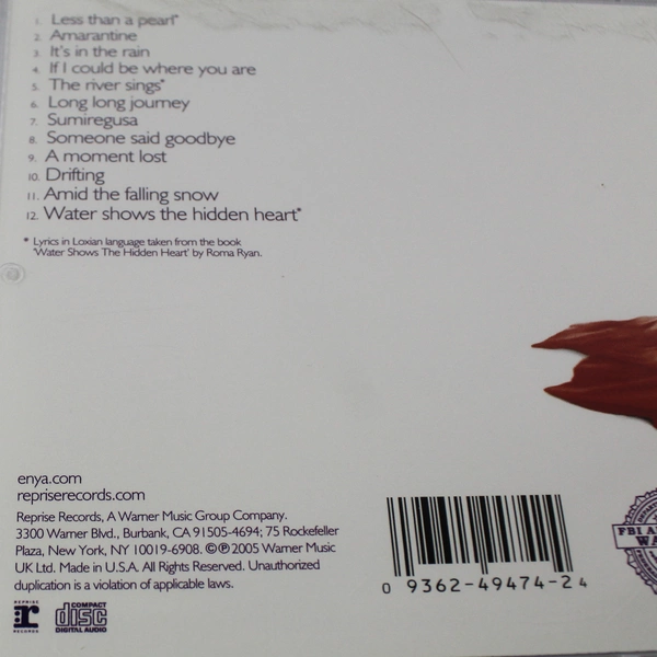 Enya Amarantine CD Album 2005 Reprise Records New Age Celtic Pre-Owned