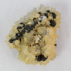 Irregular Dogtooth Spar Calcite with Hematite 0.5 lbs 3 inches