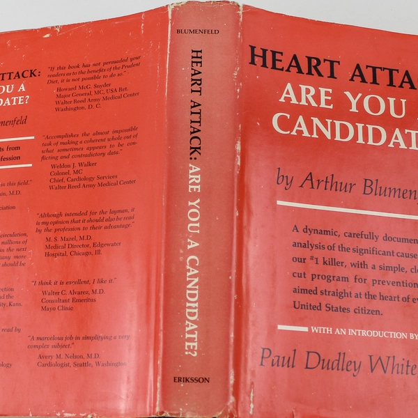 Heart Attack: Are You A Candidate by Arthur Blumenfeld 1964, Good Condition