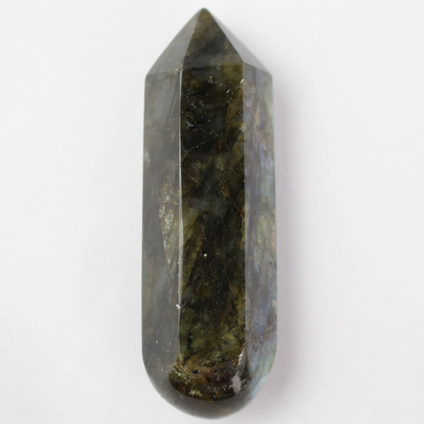 Lot of 4 Small Labradorite Tower Wand Crystals 50 Grams 2 Inches