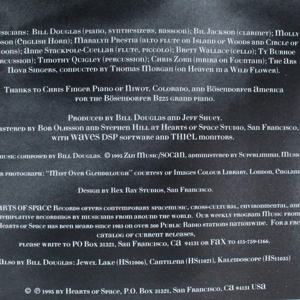 Bill Douglas Circle of Moons CD Album 1995 Hearts of Space Good Condition
