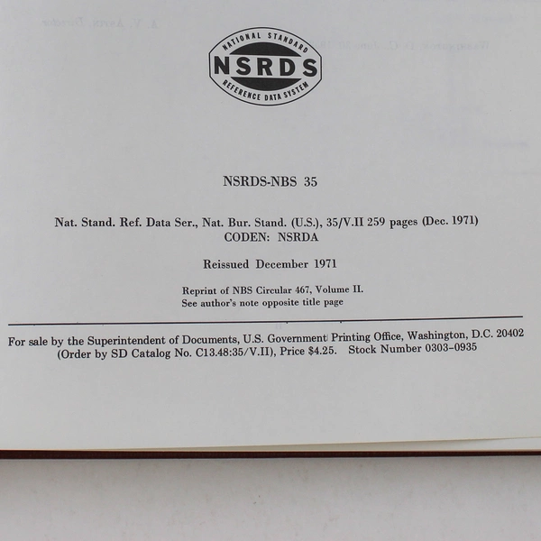 Atomic Energy Levels Vol 2 by Charlotte E. Moore 1971 US Dept of Commerce