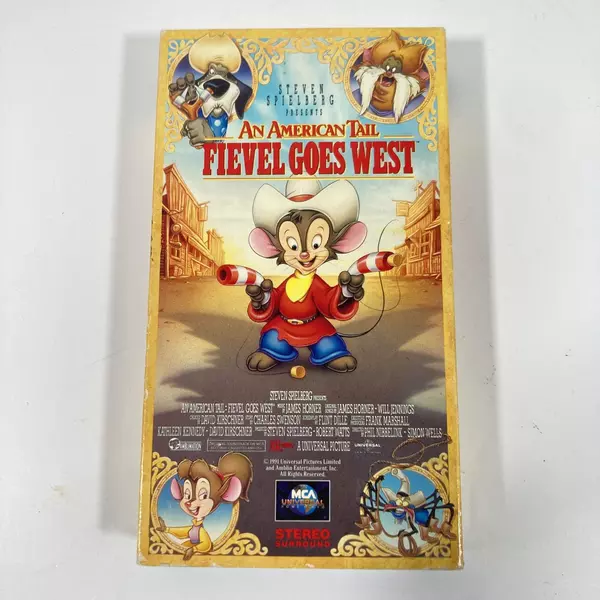 An American Tail Fievel Goes West VHS 1992 MCA Universal Home Video
