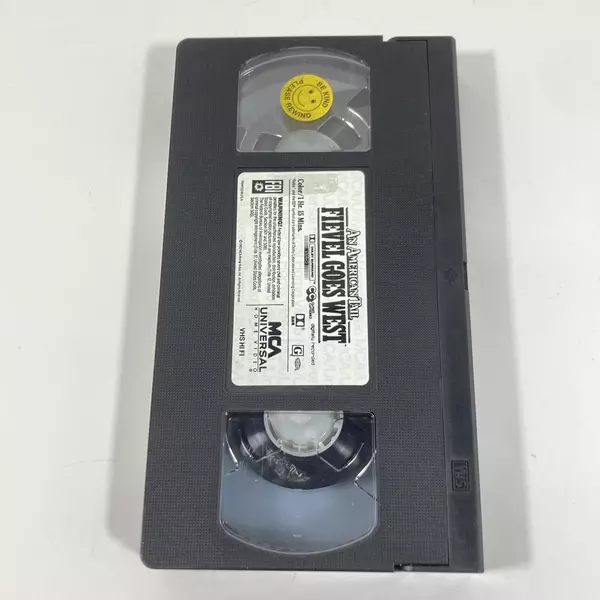 An American Tail Fievel Goes West VHS 1992 MCA Universal Home Video
