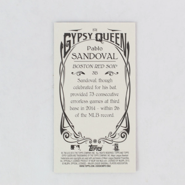 2015 Topps Gypsy Queen Starter Set 9 Mini Cards