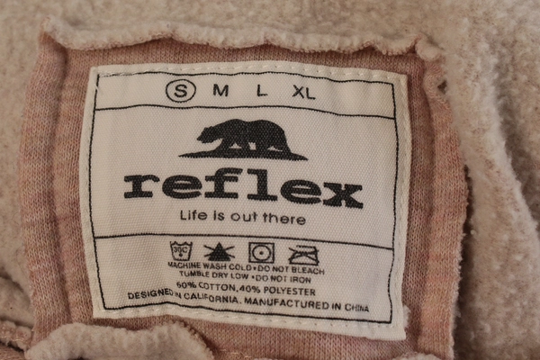 Reflex Life Is Out There Mauve Pink Hoodie Size S Kangaroo Pocket Pre-owned