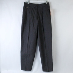 Lee Wrinkle Free Pants Women's Size 14 Petite Navy Blue Plaid Casual