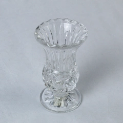 Vintage Crystal Clear Industries Bud Vase 24% Lead Crystal Made In Yugoslavia