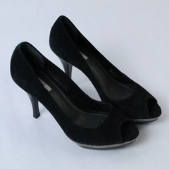Geox Respira Heels Stilettos Women's Size 37 US 6.5 Black D01R7A Made In Brazil