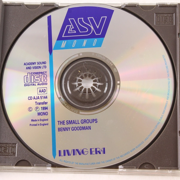 The Small Groups By Benny Goodman CD 1994