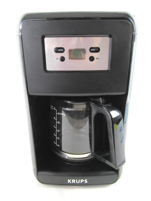 Krups Aroma Temp Control Type EC311 Filter Coffee Maker 12 Cup Black