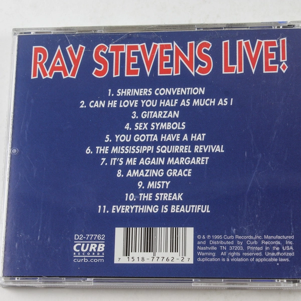 Ray Stevens Live CD 1995 Curb Records
