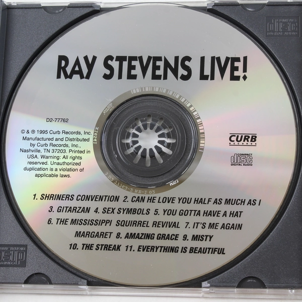 Ray Stevens Live CD 1995 Curb Records