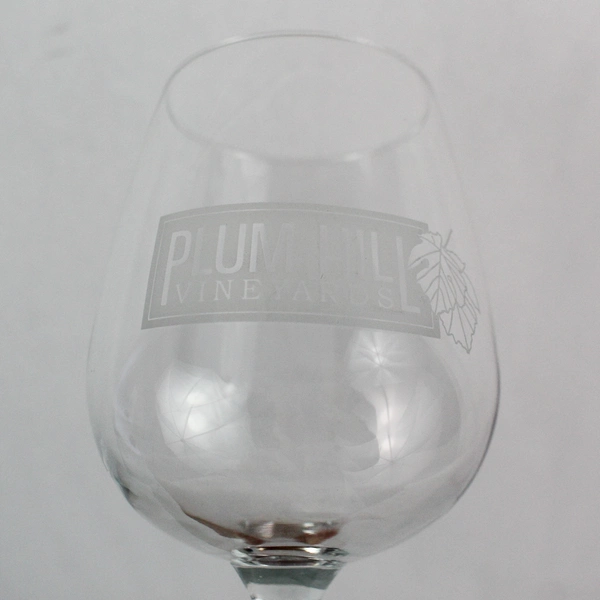 Lot of 2 Crystal Wine Tasting Glasses From Forest Grove Oregon Vineyards