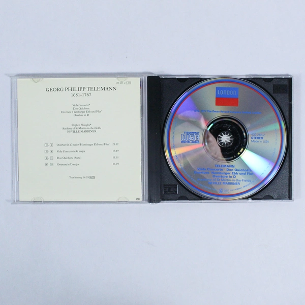 Viola Concerto Don Quichotte Overture Hamburger Ebb Und Flut Telemann CD 1991