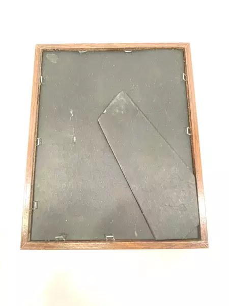 Framed 8x10 Autographed Pearl Bailey Photo in Brown Wood Frame