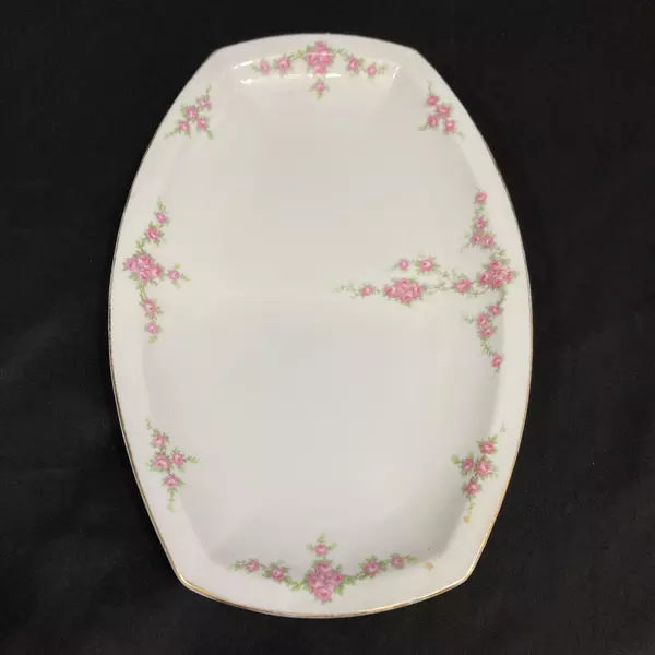 Heinrich H & C Selb Bavaria Small Rectangular Platter 11 Inch