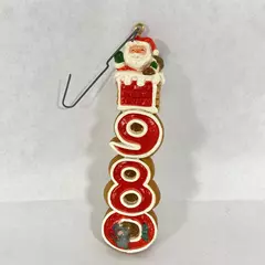 Vintage 1980 Hallmark Santa In Chimney Tree Trimmer Ornament w/ Original Box