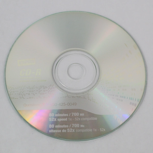 Lot of 5 Staples CD-R Blank Recordable Discs 80 Min 700MB 52x Speed