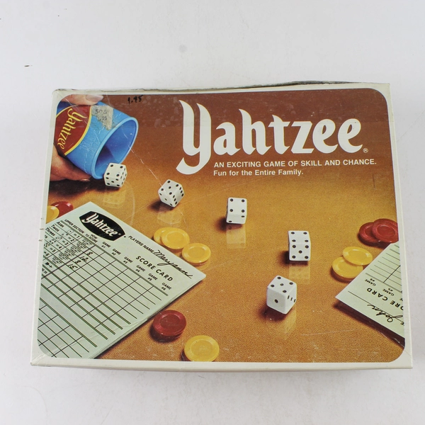 Vintage 1978 Yahtzee Dice Game Lowe Milton Bradley Complete