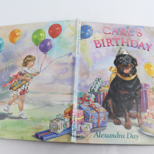 Carl's Birthday by Alexandra Day 1995 Farrar, Straus & Giroux First Edition HC