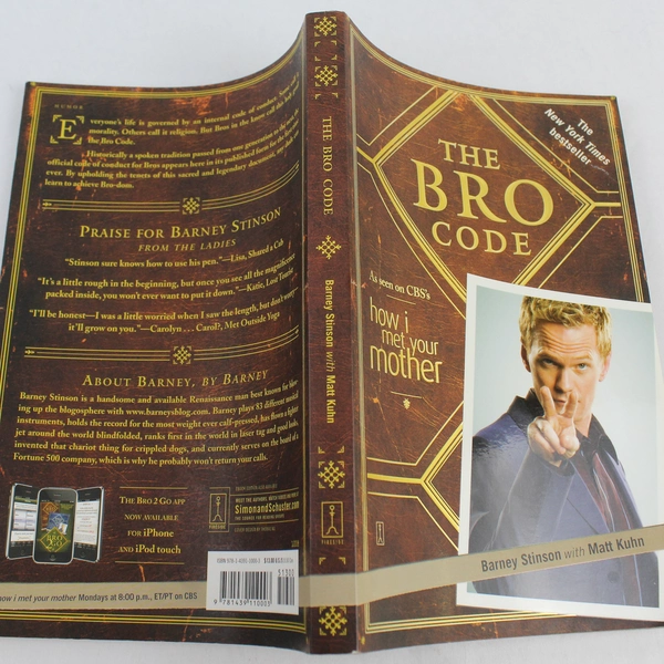 Bro Code by Barney Stinson (2008, Paperback) Simon & Schuster Paperback