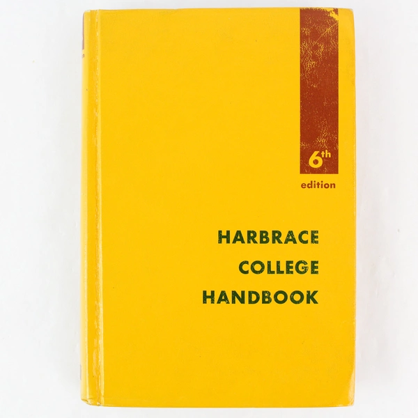 Harbrace College Handbook 6th Edition by Hodges & Whitten, 1967 - Good Condition