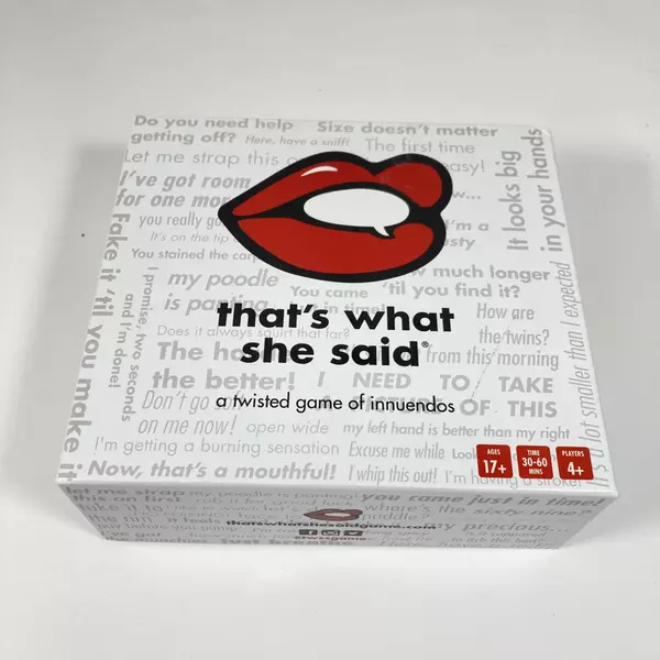 2018 That's What She Said Adult Twisted Game Of Innuendos 