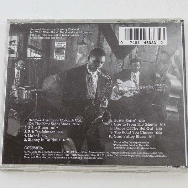Branford Marsalis I Heard You Twice The First Time CD 1992 Columbia