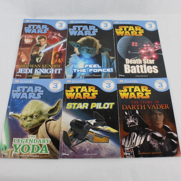 Lot of 6 Disney Star Wars DK Readers Level 3 Picture Paperback Books