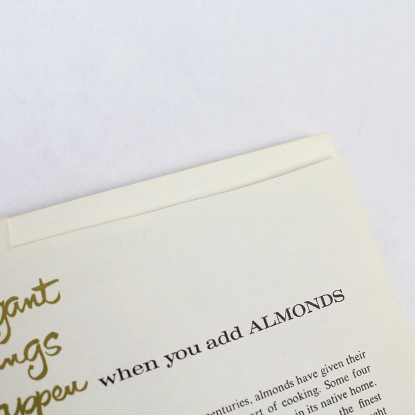 1963 Treasury of the World's Best Almond Recipes Blue Diamond Booklet