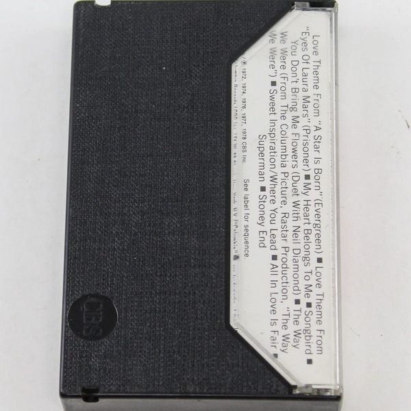 Barbra Streisand's Greatest Hits Vol 2 Cassette Tape 1978 CBS Pre-Owned