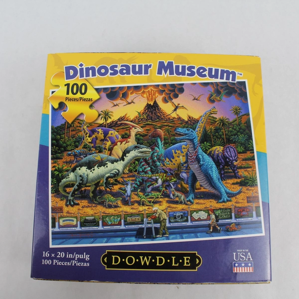 Dowdle Dinosaur Museum 100 Piece Jigsaw Puzzle 16" x 20"