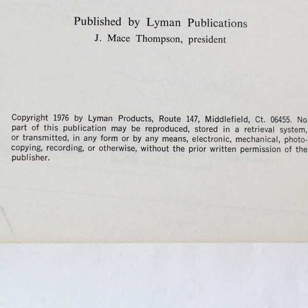 Lyman The Wild Gourmet: A Game Cookbook Vintage 1976 Spiralbound
