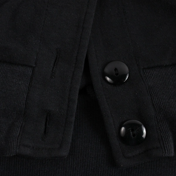Weekenders V Neck Button Front Cardigan Black Size Small Cotton Blend