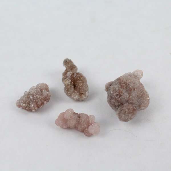 Approximately 145 Grams Sugar Apophyllite Crystal Specimens W/ Wicker Container