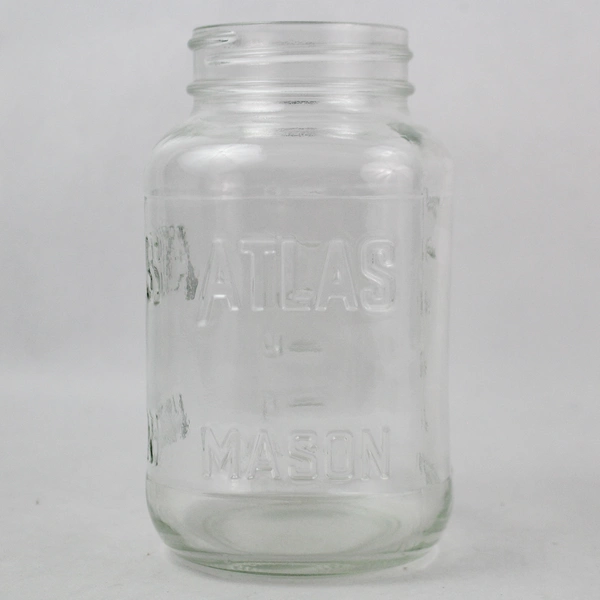 Lot of 3 Regular Mouth Mason Jars for Canning, 2 Ball & 1 Atlas