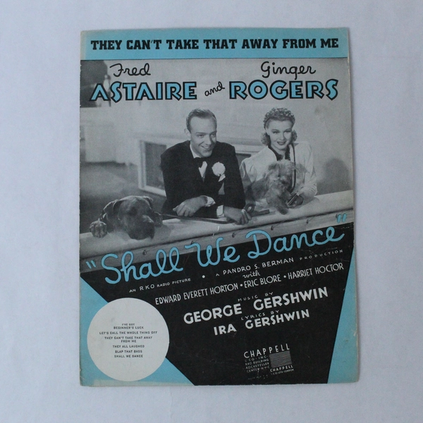 They Can't Take That Away From Me Music Vintage Sheet Music George Gershwin 1938