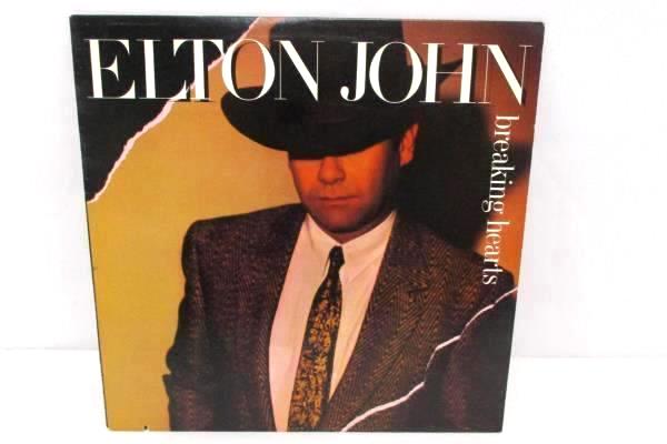 Elton John Breaking Hearts Vinyl Lp Geffen Records 1984 GHS 24031