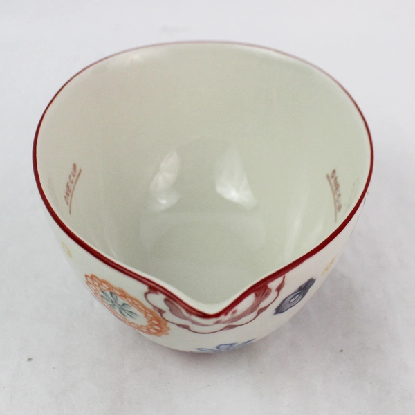Set of 3 Pier 1 Imports Hand-Painted Stoneware Measuring Cups