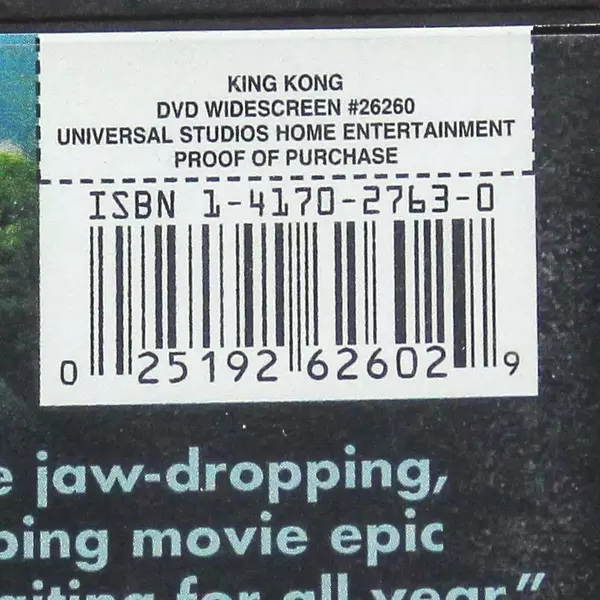King Kong DVD Widescreen Naomi Watts Jack Black 2005 Universal Pre-Owned