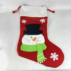 28 Inch Everstar Fleece Christmas Stocking Snowman Pattern