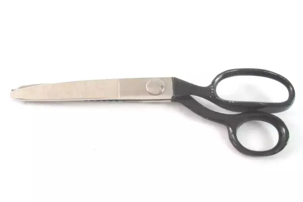 Vintage Wiss Pinking Shears Sewing Craft Scissors USA Made Black Handle