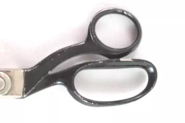 Vintage Wiss Pinking Shears Sewing Craft Scissors USA Made Black Handle