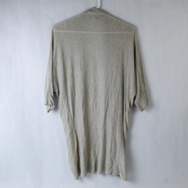 Mossimo Women's Open Front Cardigan Sweater Size Medium Beige 3/4 Sleeve