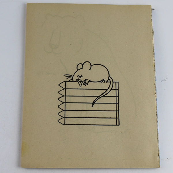 Animals To Finish And Color Coloring Book 1972 Whitman Paperback