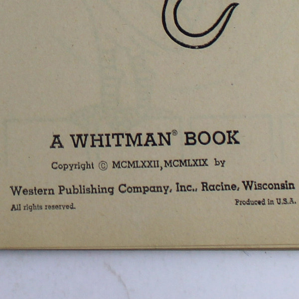 Animals To Finish And Color Coloring Book 1972 Whitman Paperback
