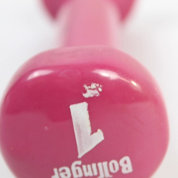 Bollinger Pair of Pink 1 Pound Dumbbells Hand Weights Fitness Walking Athletic