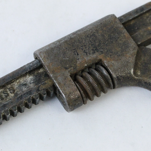 Vintage Moore Drop Forging Co. Adjustable 9.25 Inch Monkey Wrench  