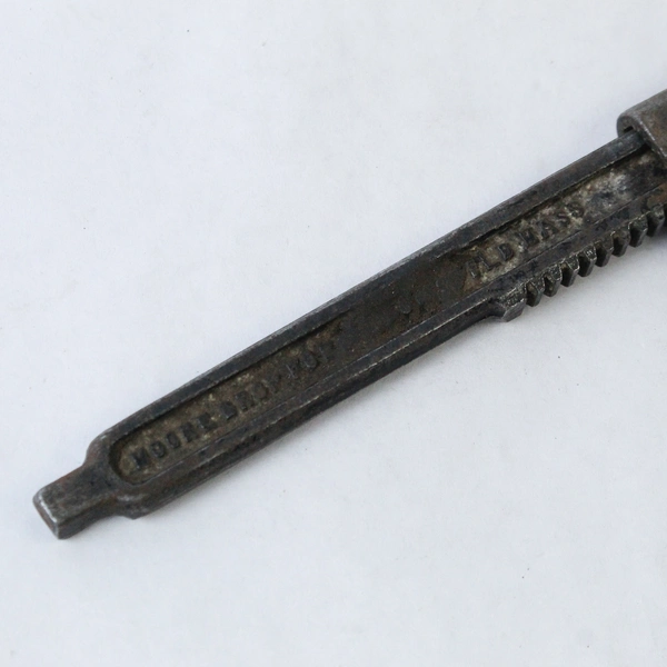 Vintage Moore Drop Forging Co. Adjustable 9.25 Inch Monkey Wrench  